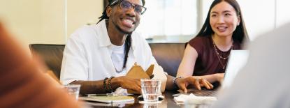 Photo of people at table