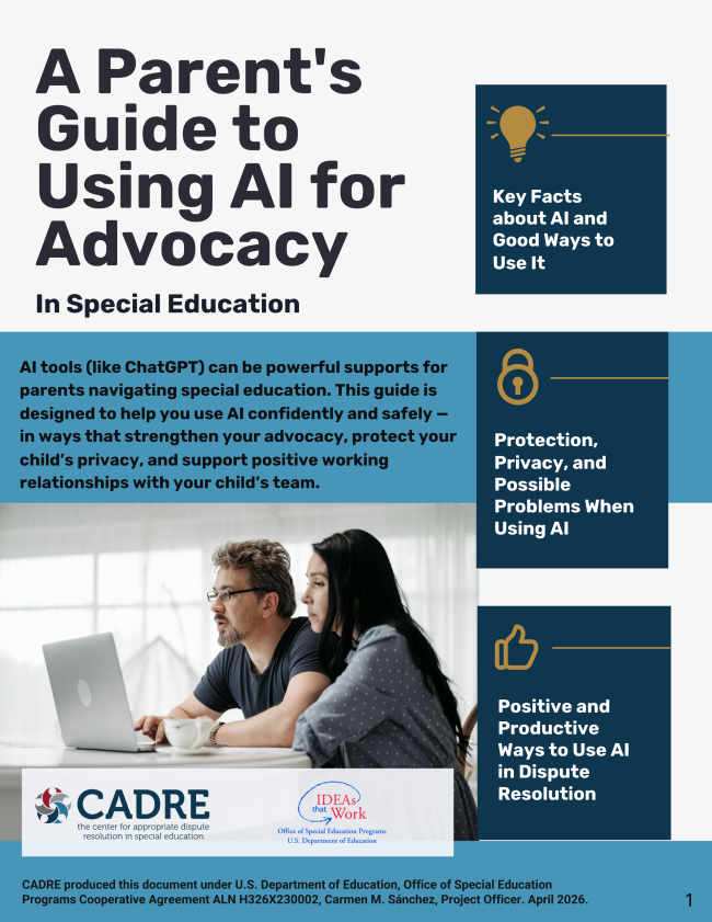 Cover page of the AI Guidance document